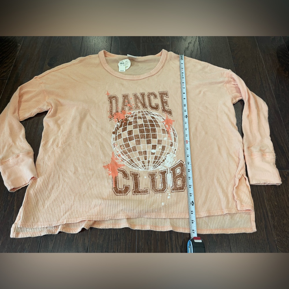 Offline by Aerie Waffle knit Shirt Dance Club Women Size X-Large NEW